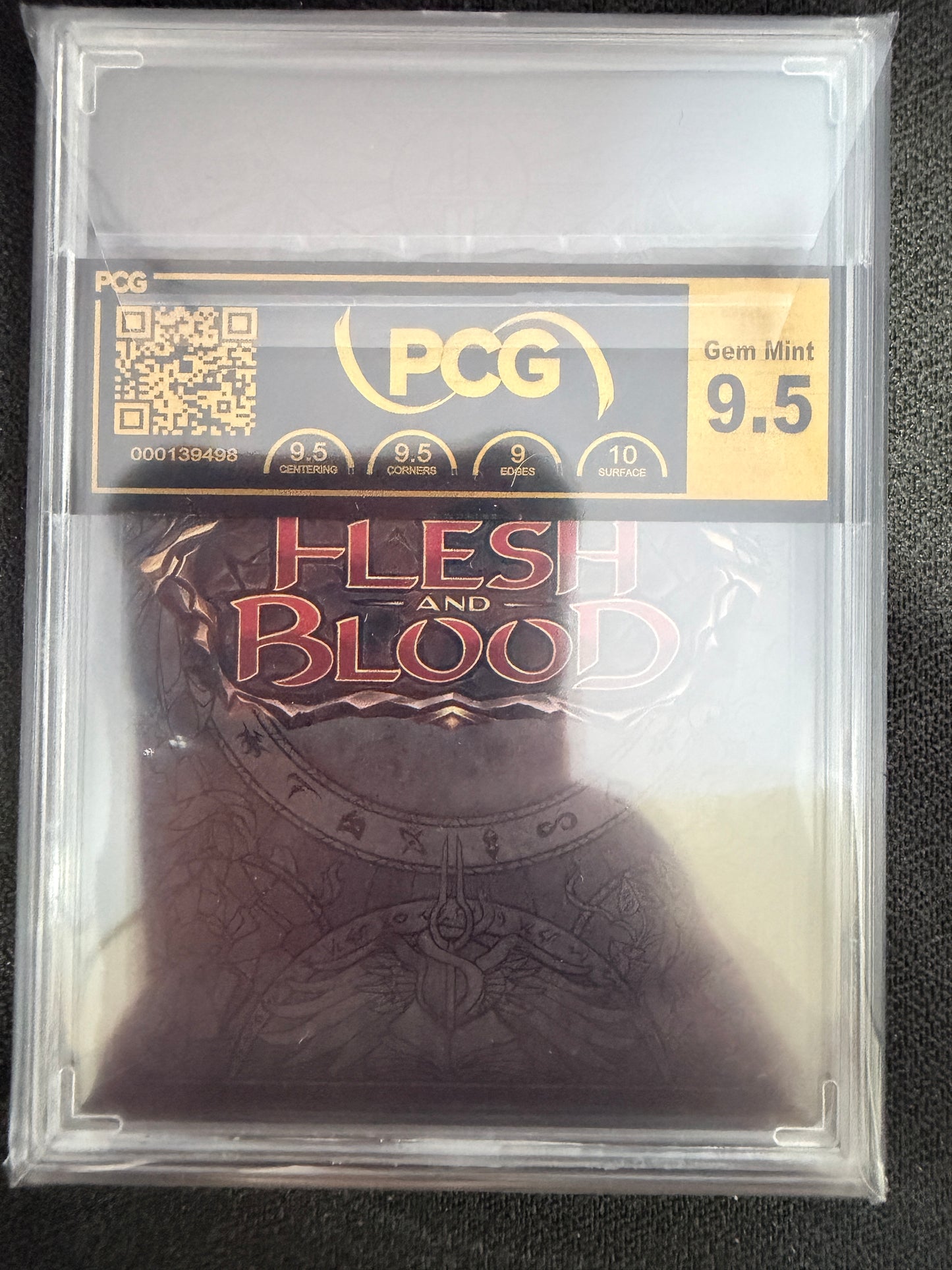 Balance of Justice Cold Foil Graded PCG Gem Mint 9.5