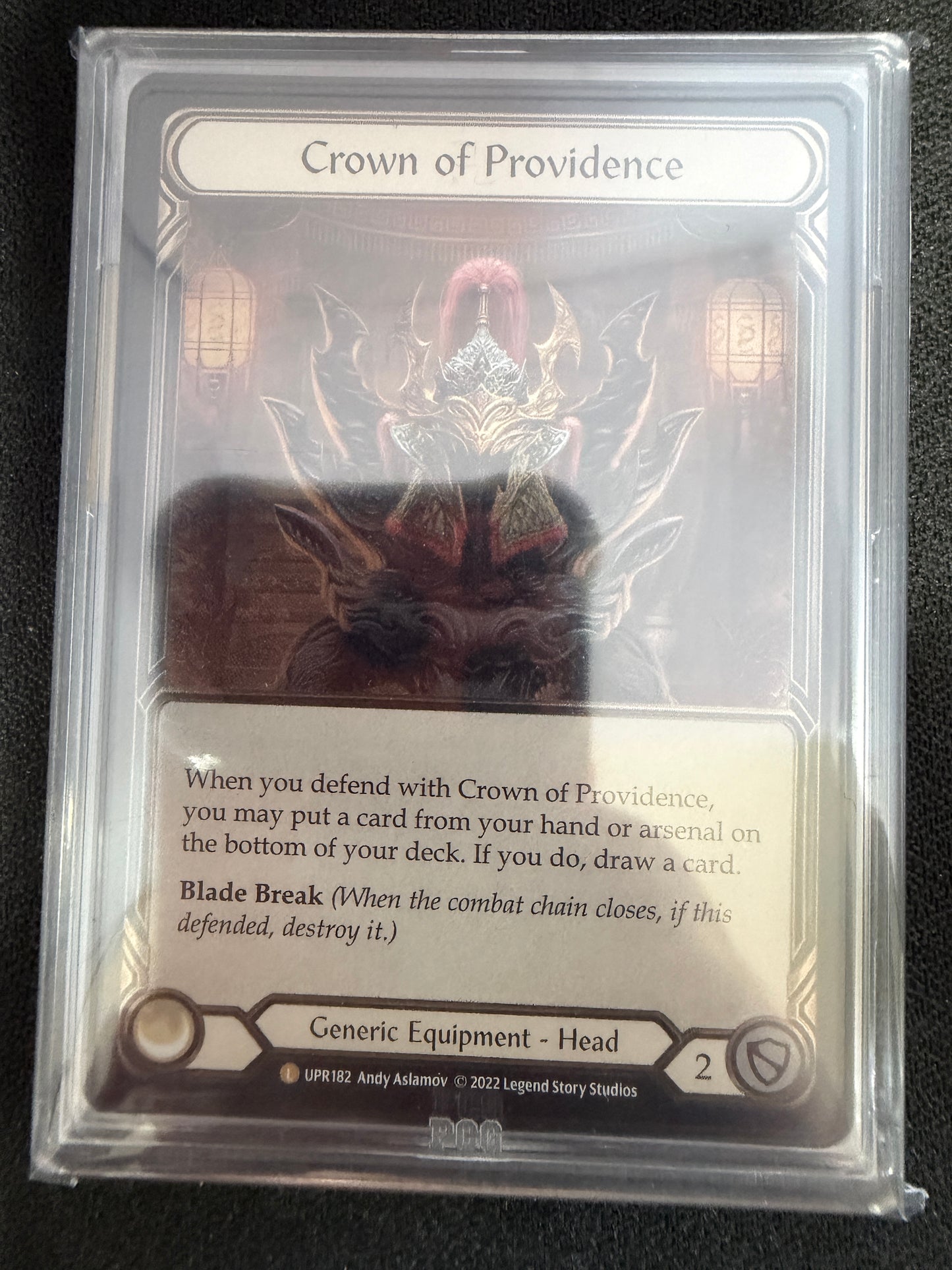 Crown of Providence Cold Foil Graded PCG Gem Mint 9.5