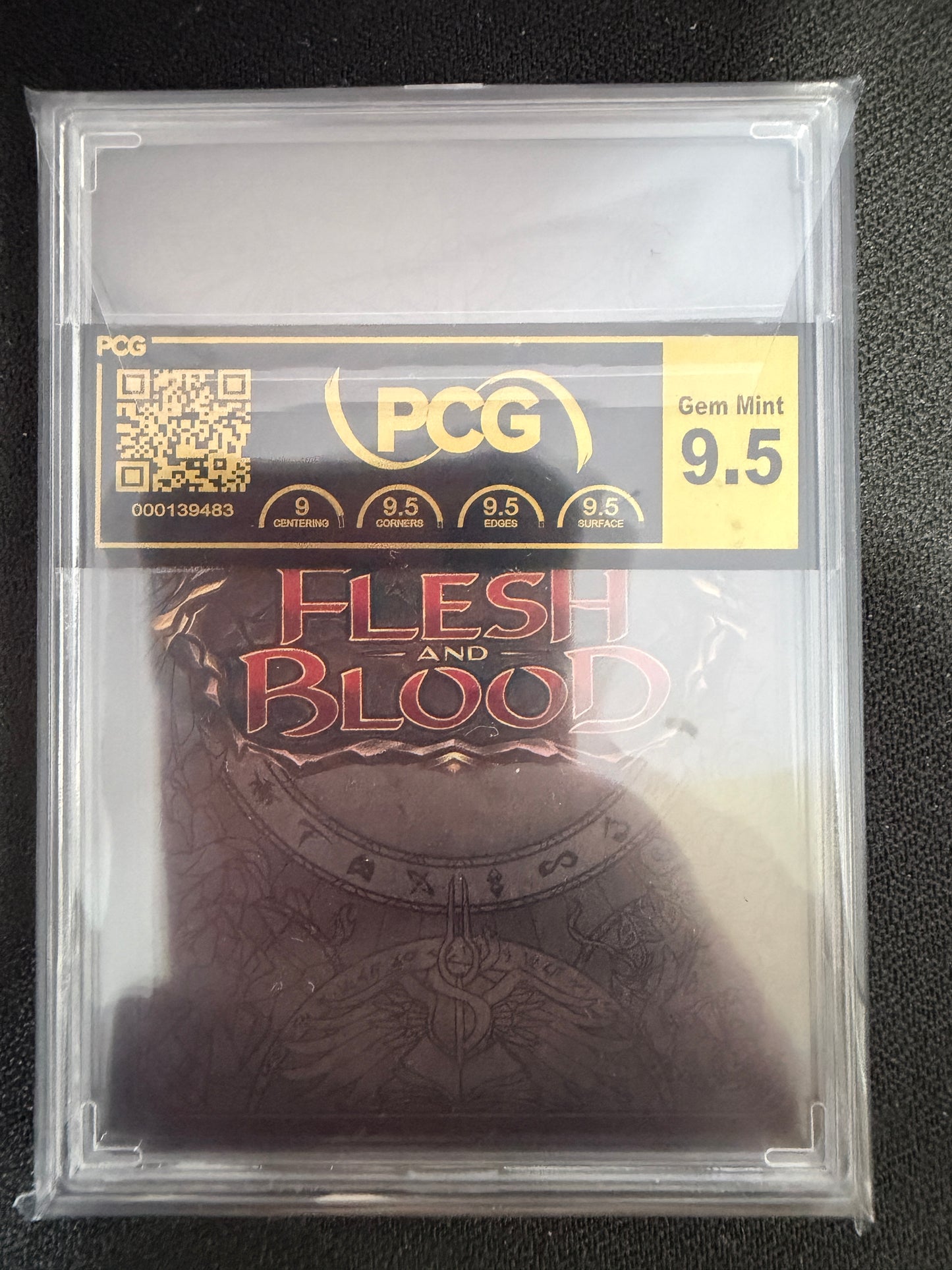 Reaping Blade Cold Foil Graded PCG Gem Mint 9.5