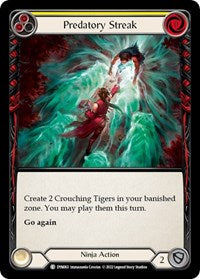 Predatory Streak (Yellow) Rainbow Foil