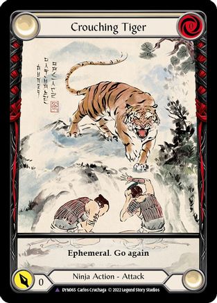 Crouching Tiger (Marvel) (DYN065) - Dynasty Cold Foil