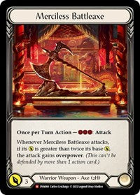 Merciless Battleaxe Rainbow Foil