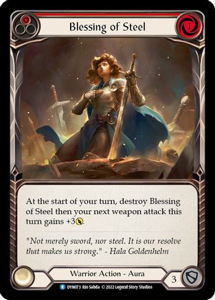 Blessing of Steel (Red) (DYN073) - Dynasty