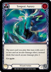 Tempest Aurora (Red) Rainbow Foil