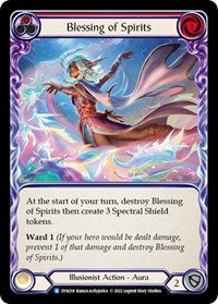 Blessing of Spirits (Red) Rainbow Foil