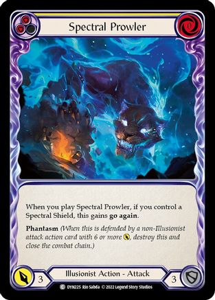 Spectral Prowler (Yellow) (DYN225) - Dynasty Rainbow Foil