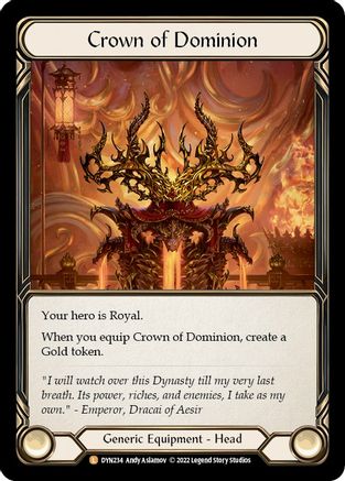 Crown of Dominion (DYN234) - Dynasty Rainbow Foil