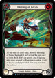 Blessing of Focus (Blue) (DYN161)  Rainbow Foil