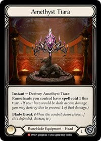 Amethyst Tiara Rainbow Foil
