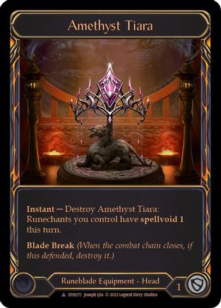 Amethyst Tiara (Marvel) (DYN171) - Dynasty Cold Foil
