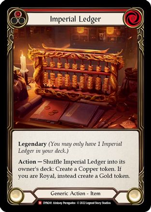 Imperial Ledger (DYN241) - Dynasty Rainbow Foil