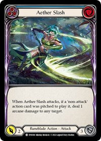 Aether Slash (Blue) Rainbow Foil