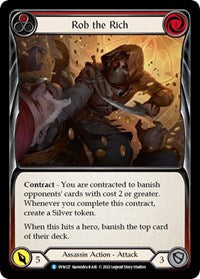 Rob the Rich (Red) Rainbow Foil