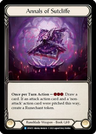Annals of Sutcliffe (DYN172) - Dynasty Cold Foil