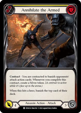 Annihilate the Armed (Yellow) (DYN134) - Dynasty