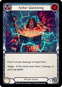 Aether Quickening (Blue) Rainbow Foil