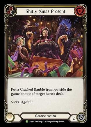 Shitty Xmas Present - LGS099 (LGS099) - Flesh and Blood: Promo Cards Rainbow Foil