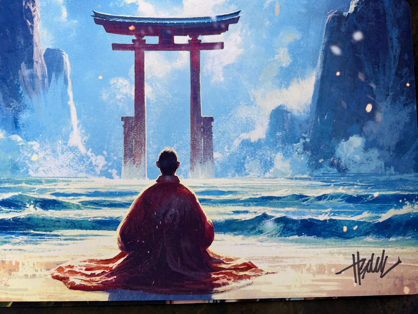 First Tenet of Chi: Tide Playmat (Signed by artist)