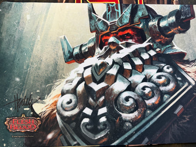 Bunker Beard Playmat (Signed by artist)