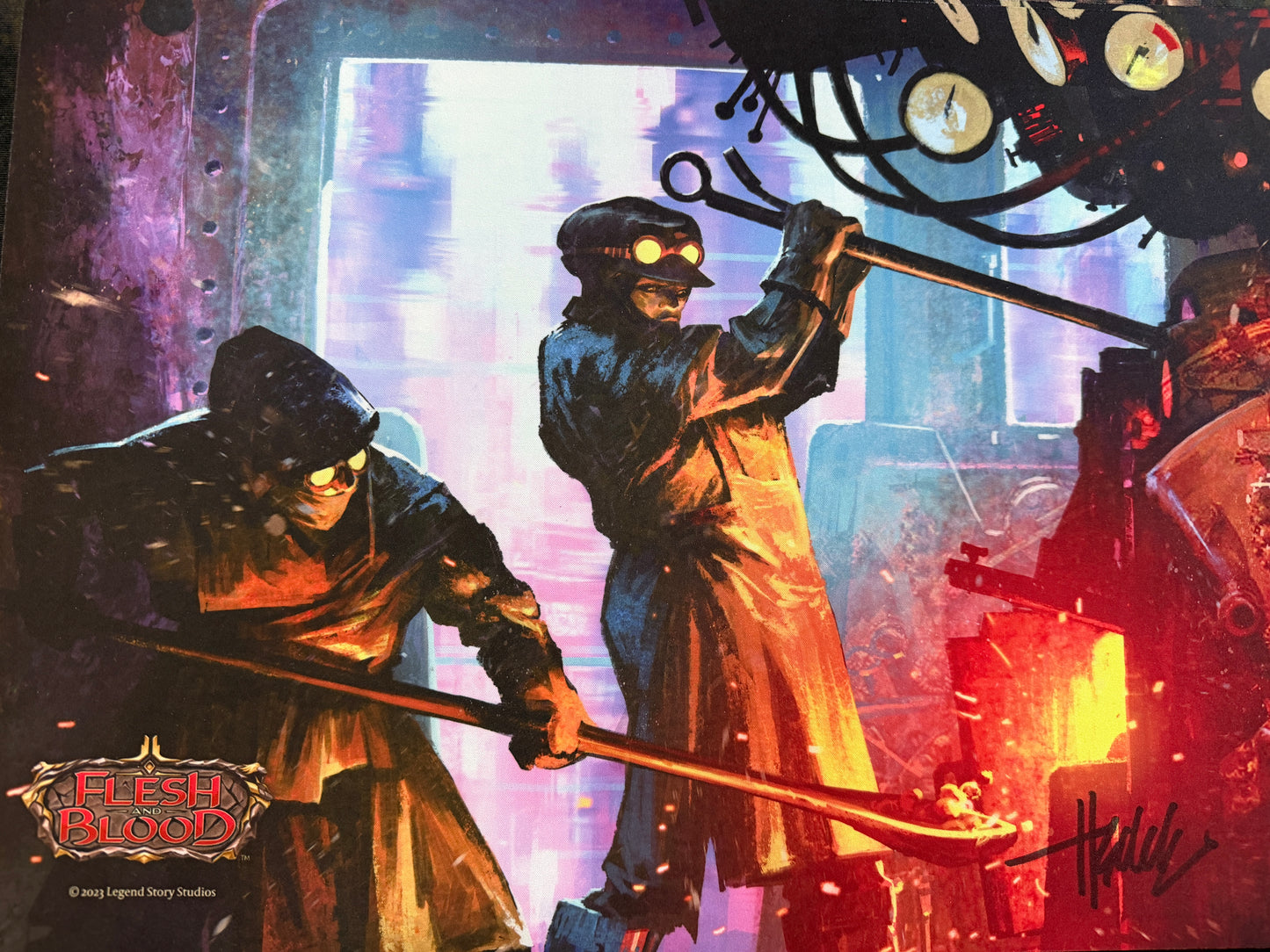 Quicken Token: Brightlights Playmat (Signed by artist)