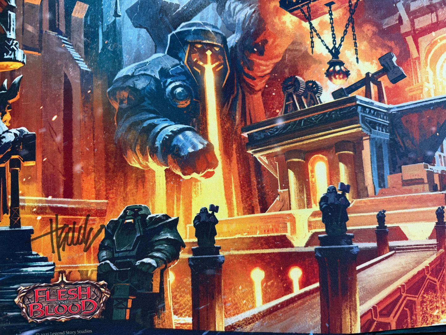 Visit Anvilheim Playmat (Signed by artist)