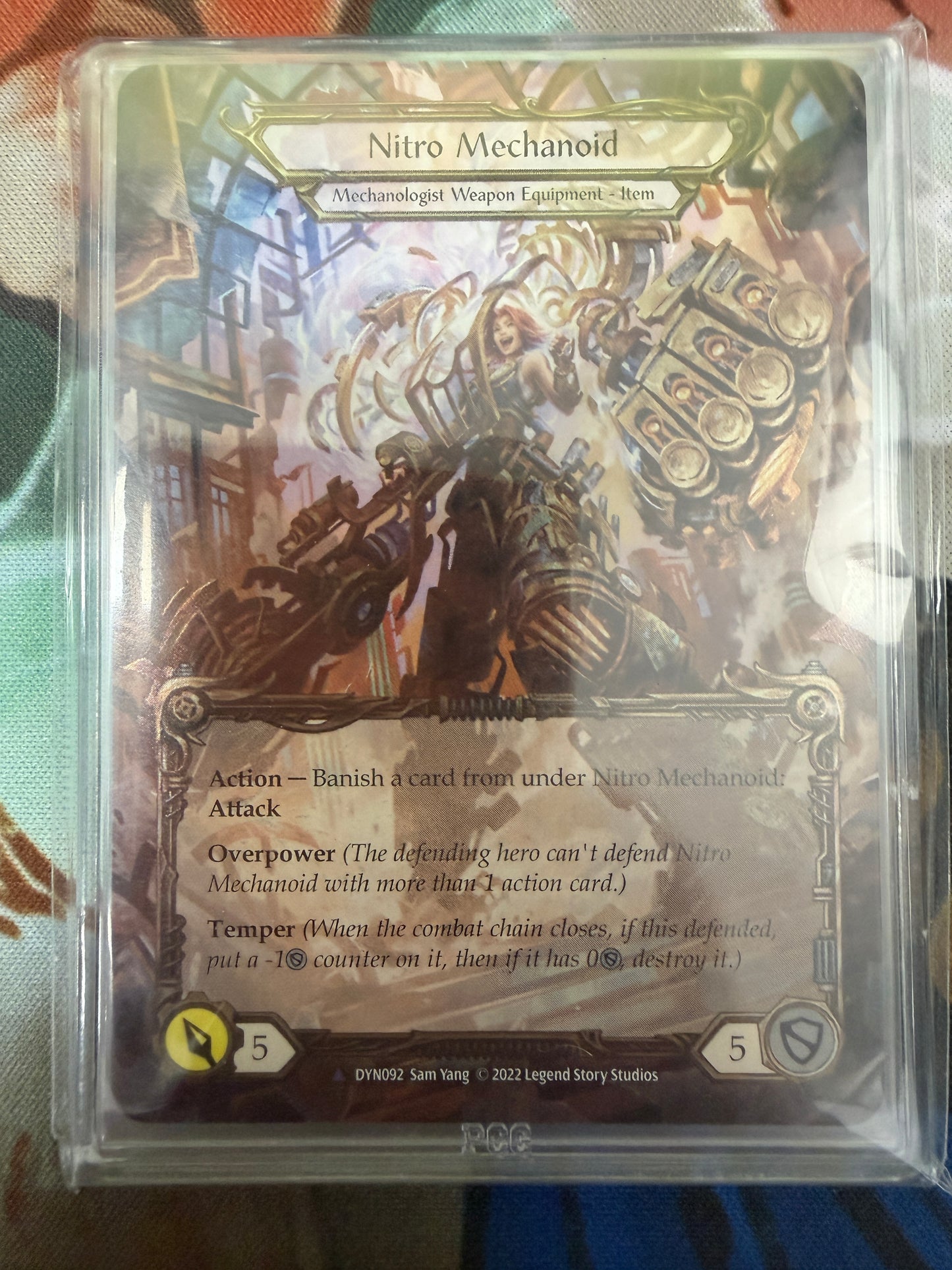Nitro Mechanoid Cold Foil Marvel Gem Mint 9.5 PCG Graded