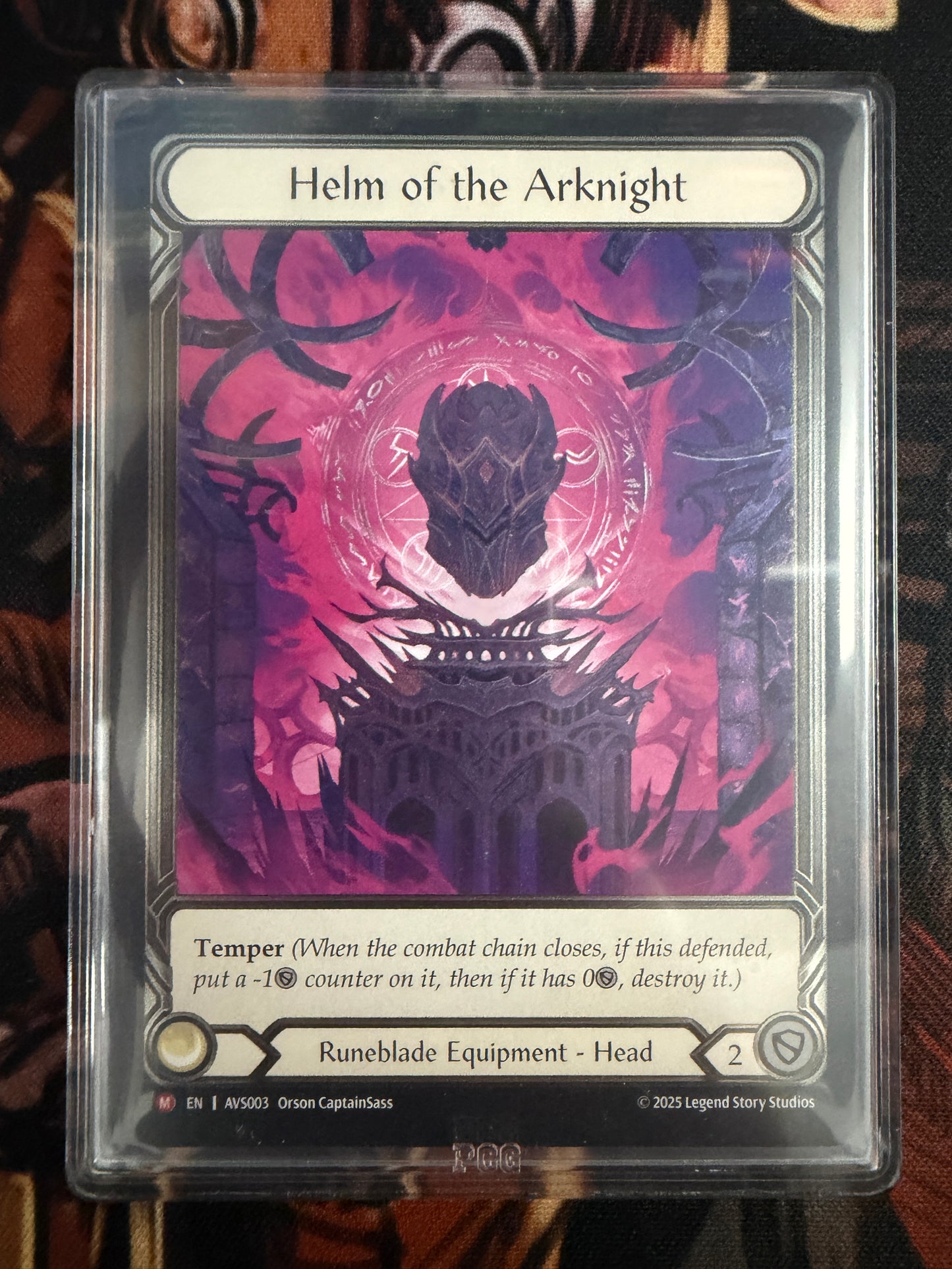 Helm of the Arknight CF Mint 9.5 Graded