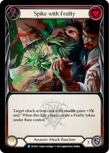Spike with Frailty Rainbow Foil