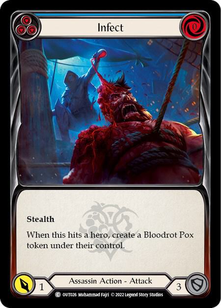 Infect (Blue) Rainbow Foil