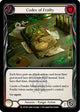 Codex of Frailty (OUT160)  Rainbow Foil