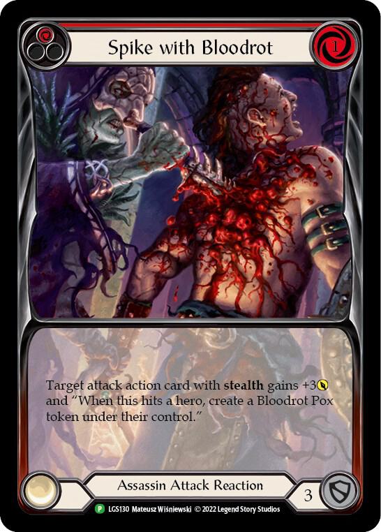 Spike with Bloodrot Rainbow Foil Promo