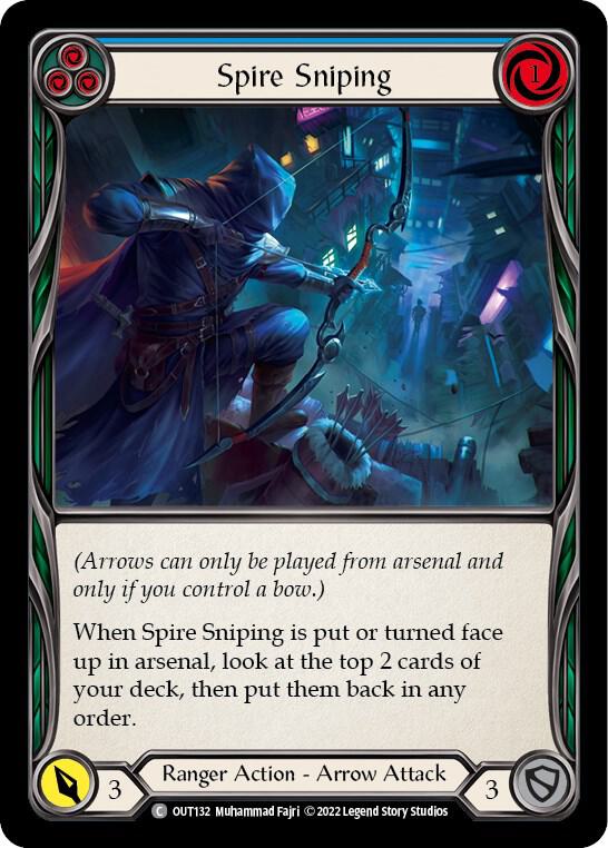 Spire Sniping (Blue) Rainbow Foil