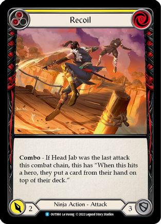 Recoil (Yellow) (OUT060) - Outsiders Rainbow Foil