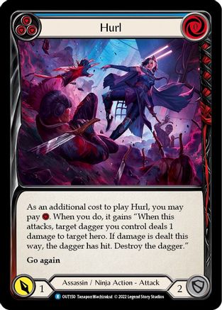Hurl (Blue) (OUT150) - Outsiders Rainbow Foil