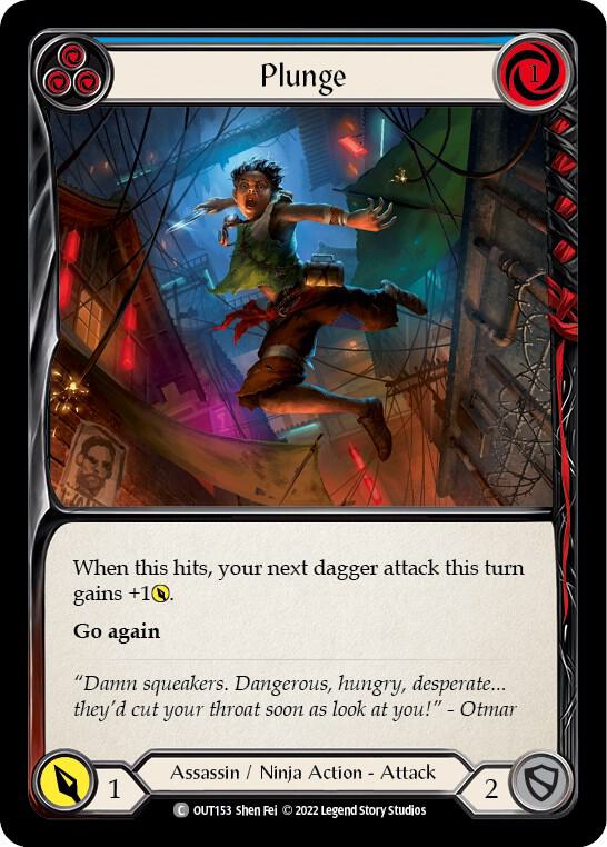 Plunge (Blue) Rainbow Foil