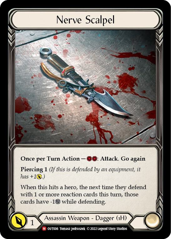 Nerve Scalpel (OUT006) Cold Foil
