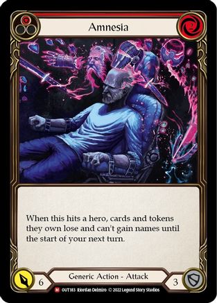 Amnesia (OUT183) - Outsiders Rainbow Foil