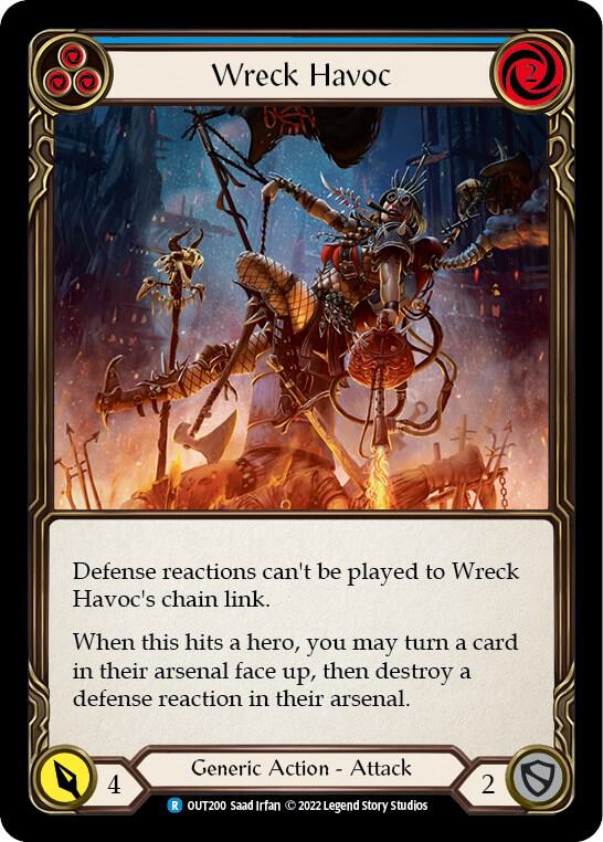 Wreck Havoc (Blue) Rainbow Foil