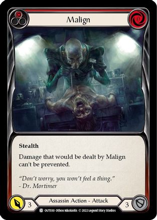 Malign (Red) (OUT030) - Outsiders