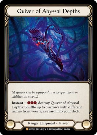 Quiver of Abyssal Depths (OUT095) - Outsiders Cold Foil