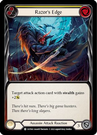 Razor's Edge (Yellow) (OUT043) - Outsiders