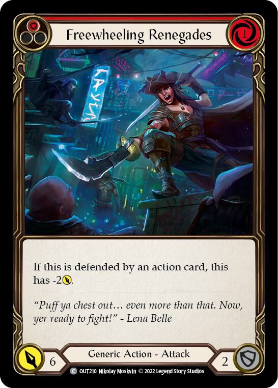 Freewheeling Renegades (Red) Rainbow Foil