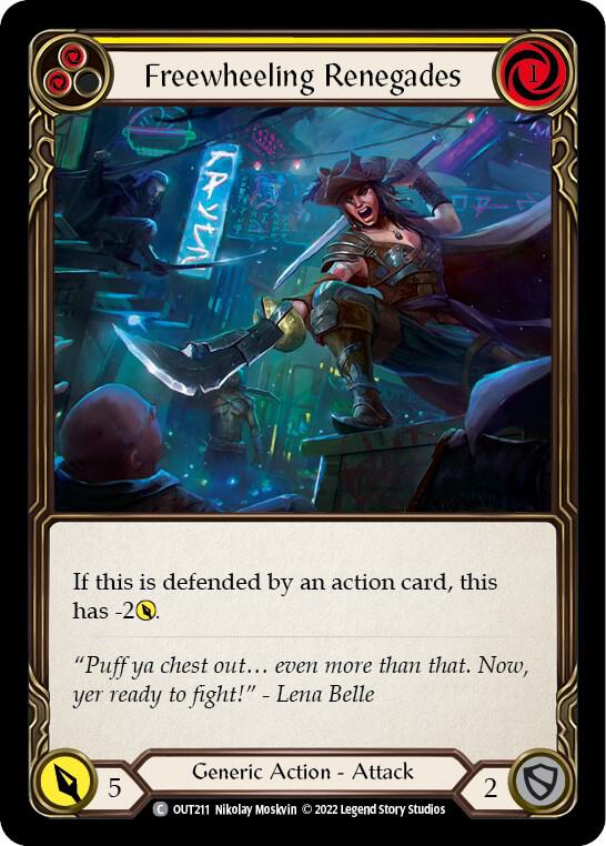 Freewheeling Renegades (Yellow) Rainbow Foil