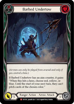 Barbed Undertow (OUT101) - Outsiders Rainbow Foil