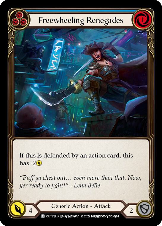 Freewheeling Renegades (Blue) Rainbow Foil