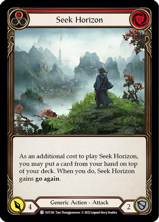 Seek Horizon (Red) (OUT216) - Outsiders