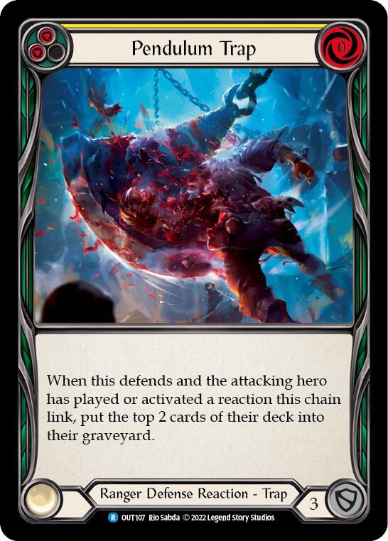 Pendulum Trap (Yellow) Rainbow Foil