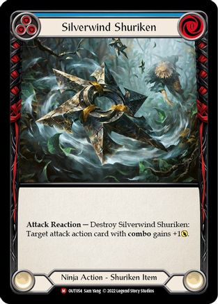 Silverwind Shuriken (OUT054) - Outsiders Cold Foil