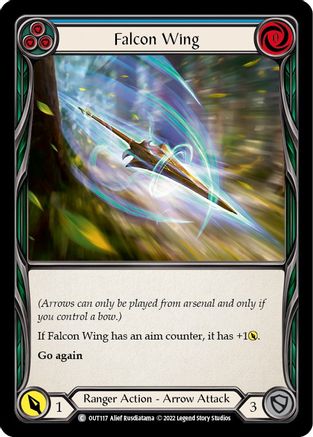 Falcon Wing (Blue) (OUT117) - Outsiders