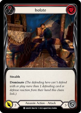 Isolate (Red) (ARA009) - Blitz Deck: Outsiders - Arakni